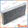 Filtre d'habitacle à charbon pour PEUGEOT | FCF-PE-016C, 40-123200003